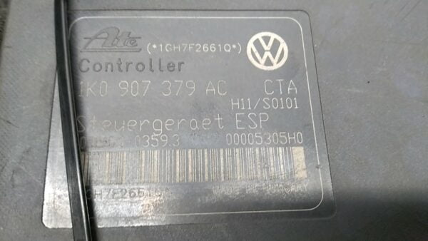 AGGREGATO ABS C/ABS/ESP S/CONTR.PRESS.PNEUM. usato - VOLKSWAGEN GOLF (1K) (10/03>12/09<) - immagine 3