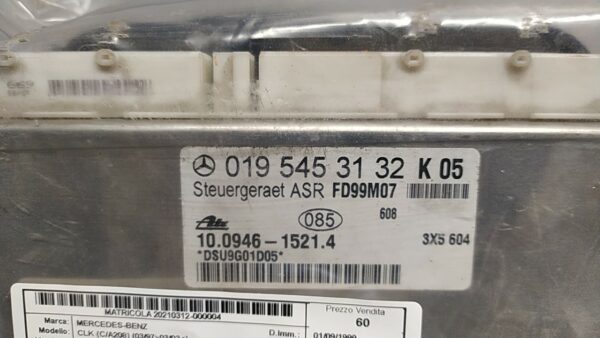 CENTRALINA ABS usato - MERCEDES-BENZ CLK (C/A208) (03/97>03/03<) - immagine 2