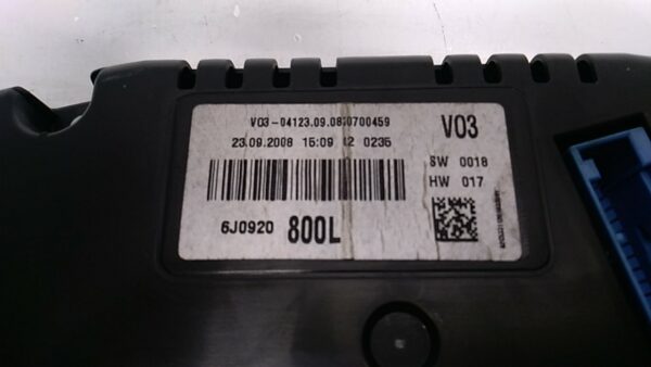 QUADRO STRUMENTI COMPL. C/STRUM COMBIN CONTAGIRI usato - SEAT IBIZA (6J) (05/08>03/13<) - immagine 4