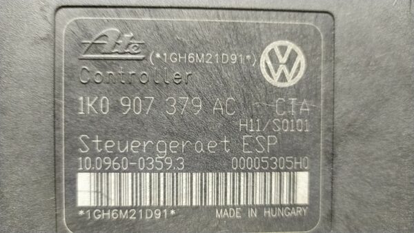 CENTRALINA ABS C/ABS/EDS/ESP usato - VOLKSWAGEN GOLF (1K) (10/03>12/09<) - immagine 4