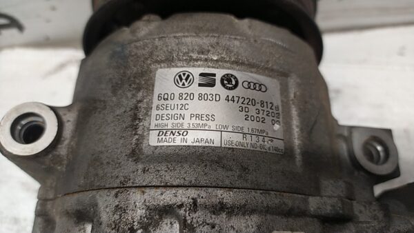 COMPRESSORE A/C usato - VOLKSWAGEN POLO (9N) (10/01>03/05<) - immagine 2