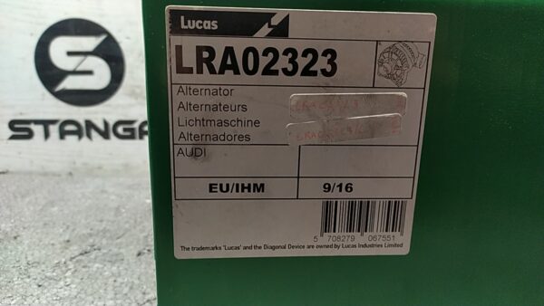 ALTERNATORE VALEO 140AMP ROTAZ. usato - AUDI A6 (4B) (05/01>01/05<) - immagine 5