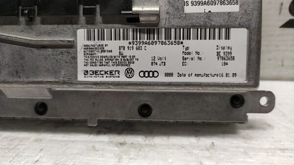 DISPLAY MULTIFUNZIONE usato - AUDI A4 (8K) (09/07>03/13<) - immagine 3